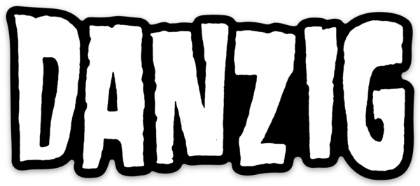 DANZIG WORD LOGO magnet
