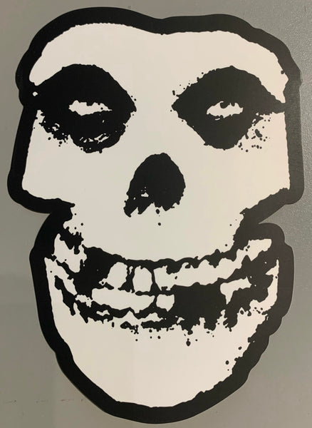 MISFITS SKULL STICKER 8 IN