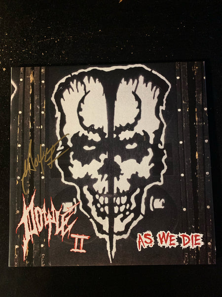 SIGNED !!!! Doyle II "As We Die” Alternative cover Double LP 180 gram “BLOOD RED Vinyl