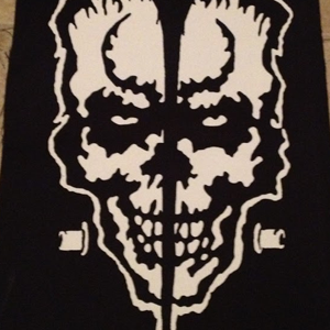 Skull Back Patch