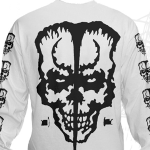 Long Sleeve Skull Logo (white)